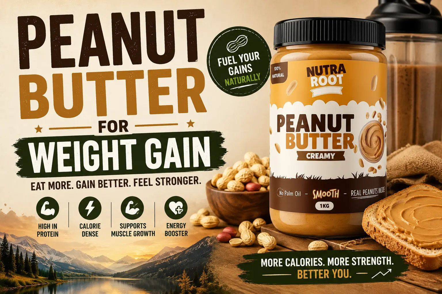 Peanut Butter for Weight Gain — How Much to Eat and When