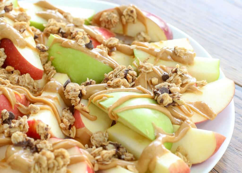 Crunchy Apple Nachos