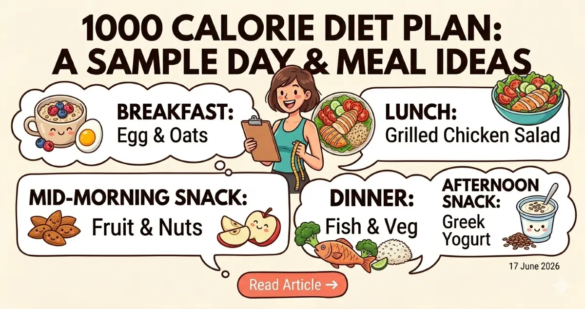 1000 Calorie Diet Plan Pakistani β Full Day Breakdown With Desi Meals