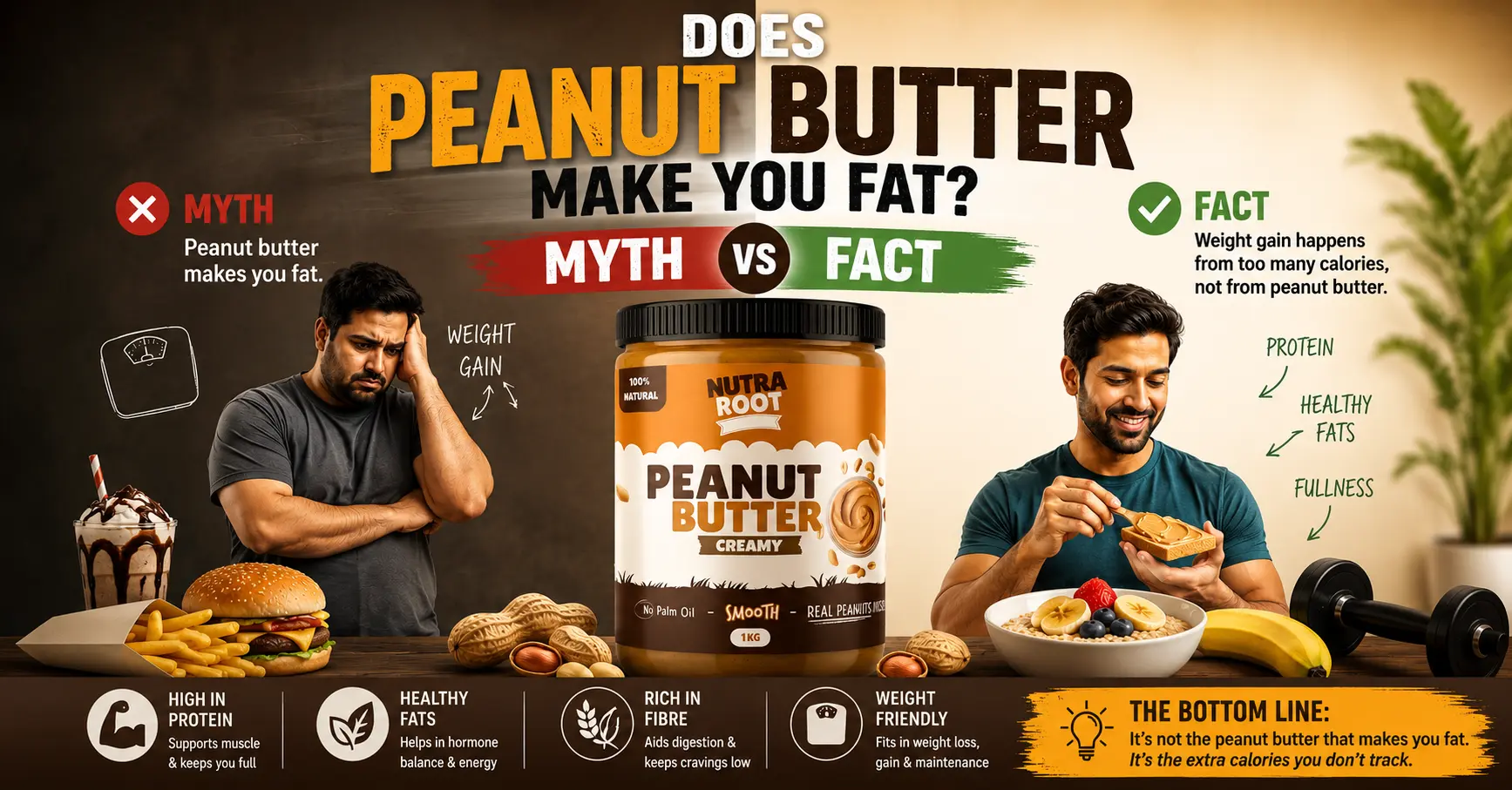 Does Peanut Butter Make You Fat? Myth vs. Fact